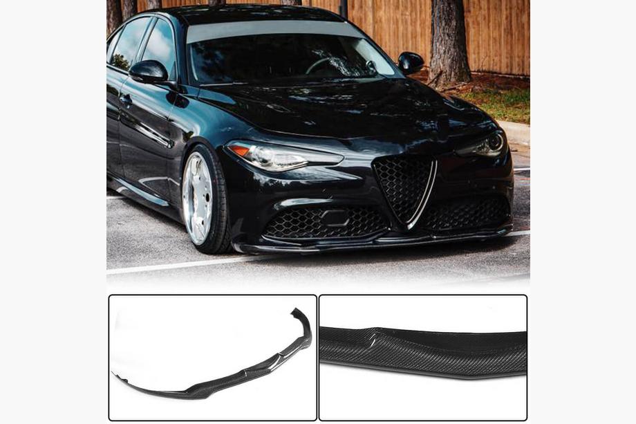 Alfa Romeo Giulia 2016-2022 Frontlippe V2 (für Sport, Carbon) Foto 2