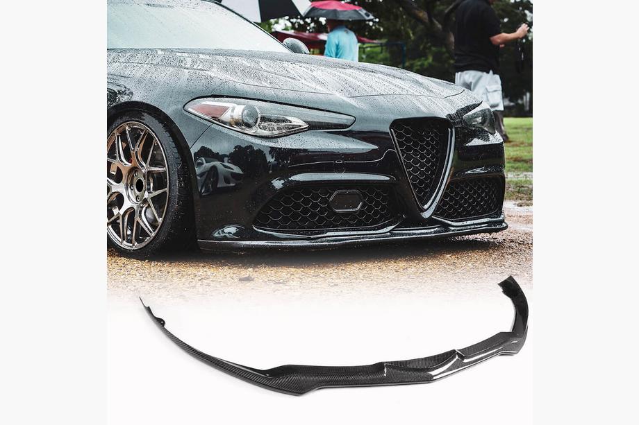Alfa Romeo Giulia 2016-2022 Frontstoßstangenlippe Carbon V2 (Carbon) Image
