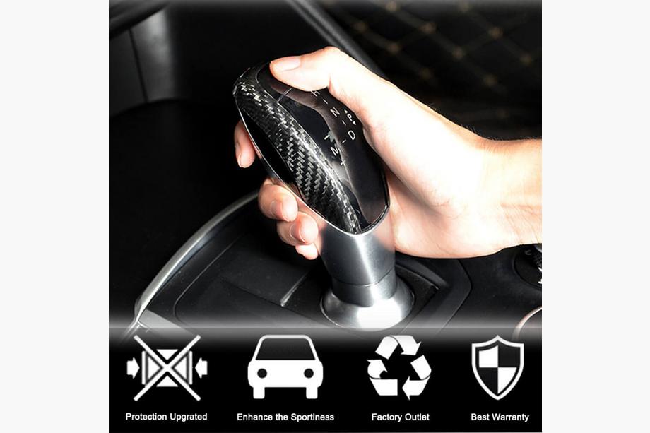 Alfa Romeo Giulia 2016-2022 Schaltknauf Abdeckung (Dry Carbon) Foto 3