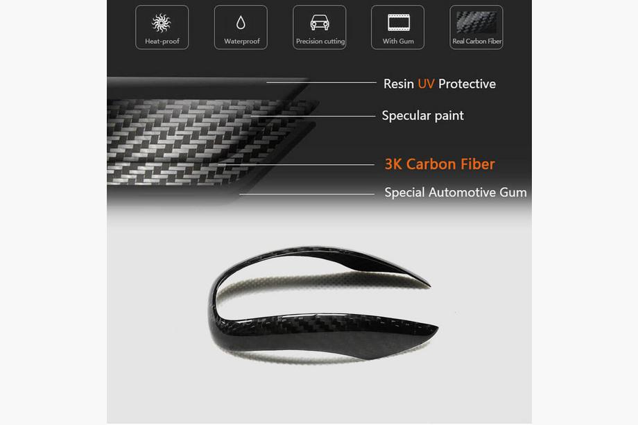 Alfa Romeo Giulia 2016-2022 Schaltknauf Abdeckung (Dry Carbon) Foto 6