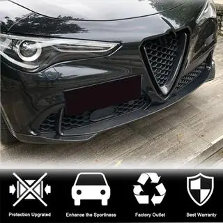 Frontlippe (für Base, 2017-2023, Carbon) Alfa Romeo Stelvio 2016- Foto 3