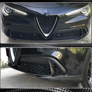Frontlippe (für Base, 2017-2023, Carbon) Alfa Romeo Stelvio 2016- Foto 4