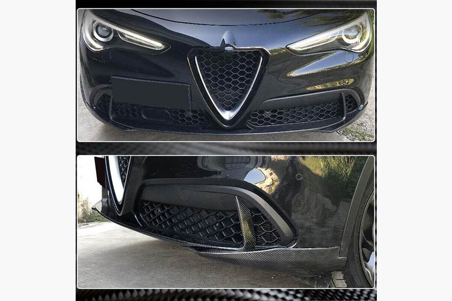 Alfa Romeo Stelvio 2016- Frontlippe (für Base, 2017-2023, ABS) Foto 4