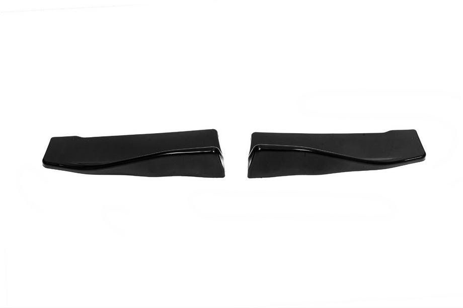 Universelle Flap Aufsätze für Heckstoßstange Typ-C (2 Stk, Schwarz Glanz, ABS-Kunststoff) Foto 4