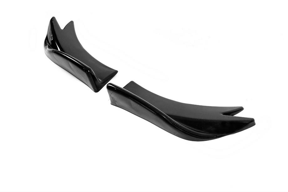 Universelle Flap Aufsätze für Heckstoßstange Typ-F (2 Stk, Schwarz Glanz, ABS-Kunststoff) Foto 5