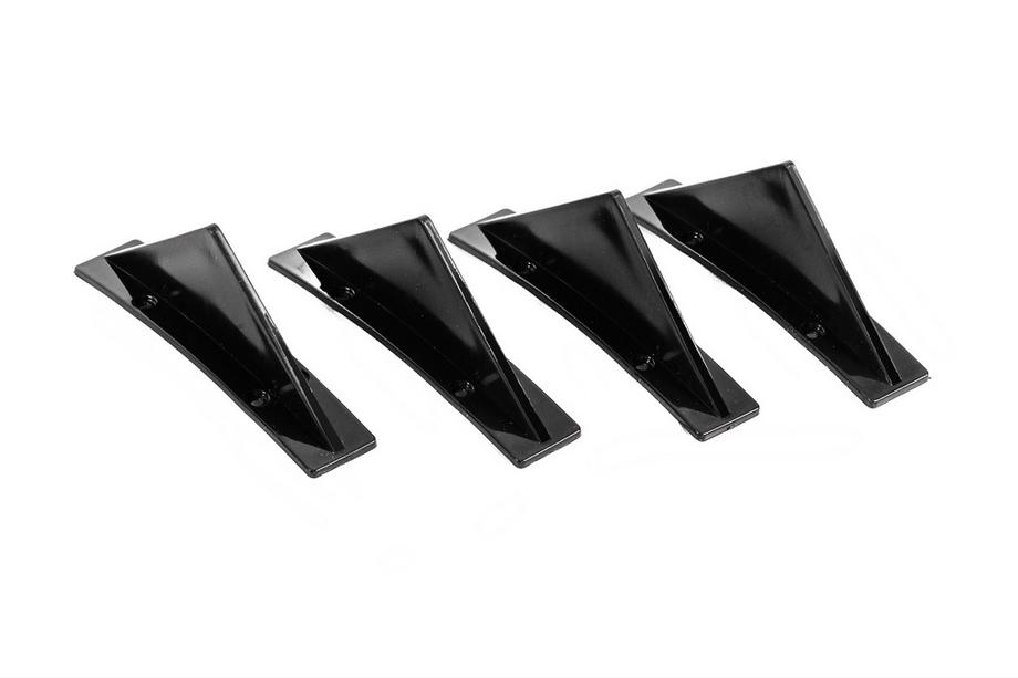 Universeller Heckdiffusor Typ-G (4 Stk, Schwarz Glanz, ABS-Kunststoff) Foto 1
