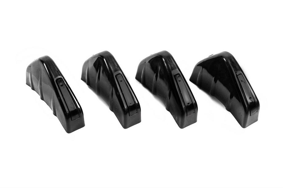 Universal Heckdiffusor Typ-D (4 Stk, Schwarz Glanz, ABS-Kunststoff) Foto 1