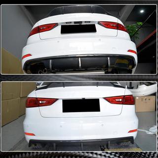 Heckstoßstangen-Diffusor V2 (für Base Sedan 2012-2016, Carbon) Foto 3