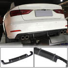 Audi A3 2012-2020 Heckstoßstangen-Diffusor V1 (für Base Sedan 2012-2016, Carbon) Foto 1