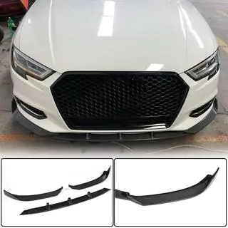 Frontstoßstangen-Lippe Lip V1 (für Base 2017-2020 Sedan, Carbon) Foto 1