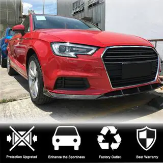 Frontstoßstangen-Lippe Lip V1 (für Base 2017-2020 Sedan, Carbon) Foto 3