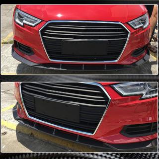 Frontstoßstangen-Lippe Lip V1 (für Base 2017-2020 Sedan, Carbon) Foto 4