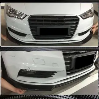 Frontstoßstangen-Lippe Lip V1 (für Base 2012-2016 Sedan, Carbon) Foto 3