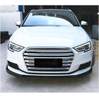 Audi A3 2012-2020 Frontstoßstange Lippe V1 Aufsatz (für Base 2017-2020 HB, Carbon) Foto 2