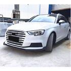 Audi A3 2012-2020 Frontstoßstange Lippe V1 Aufsatz (für Base 2017-2020 HB, Carbon) Foto 3