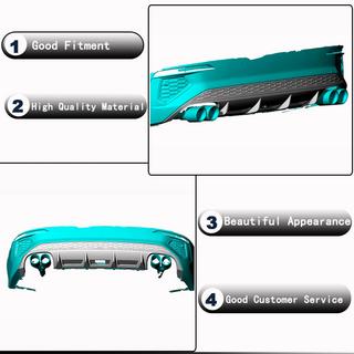 Heckdiffusor V2 für S-Line Sedan 2020-2023 (Carbon) Foto 3