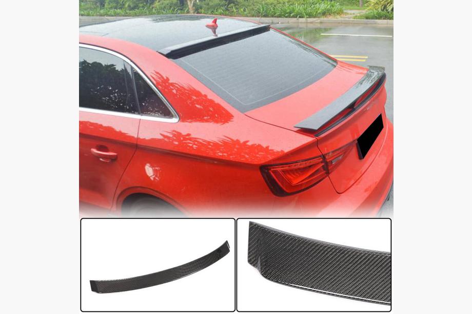 Audi A3 2012-2020 Heckscheibenblende V1 (für Sedan, Carbon) Foto 1