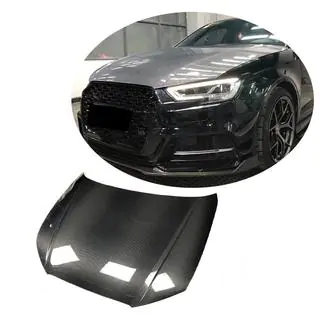 Motorhaube V2 (für Sedan 2012-2016, Carbon) Audi A3 2012-2020 Foto 1