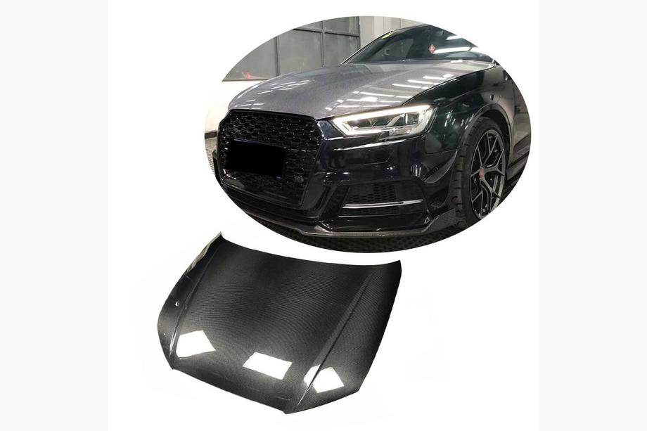 Audi A3 2012-2020 Motorhaube V2 (für Sedan 2012-2016, Carbon) Image