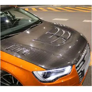 Motorhaube V1 (für Sedan 2012-2016, Carbon) Audi A3 2012-2020 Foto 2