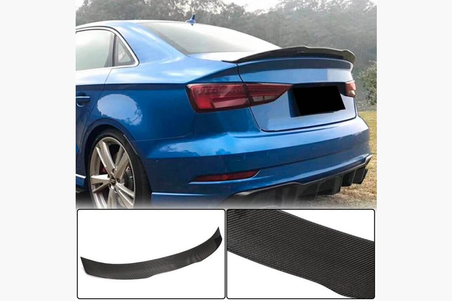 Audi A3 2012-2020 V6 Heckspoiler (für Limousine, Carbon) Image