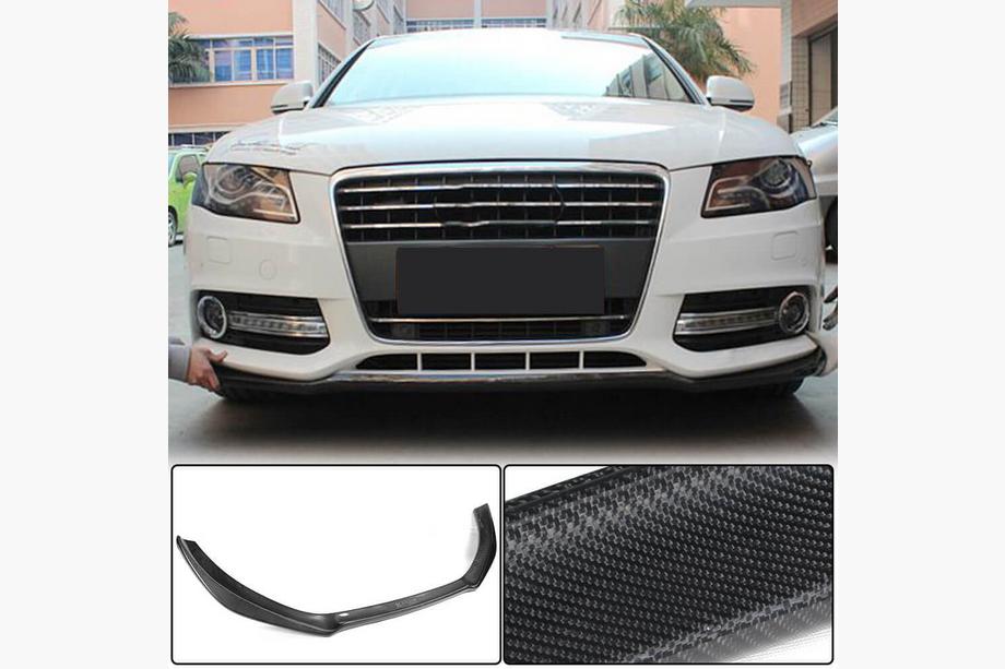 Audi A4 B8 2007-2015 Frontstoßstangen Lippe (für Base 2007-2011, Carbon) Image