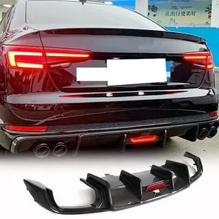 Heckstoßstangen-Diffusor (für Base Sedan 2015-2019, Carbon) Foto 1