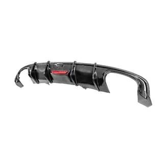Heckstoßstangen-Diffusor (für Base Sedan 2015-2019, Carbon) Foto 3