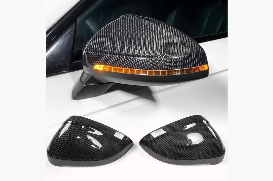 Audi A4 B9 2015-2024 Spiegelabdeckungen Ersatz Style (Carbon) V1 Image