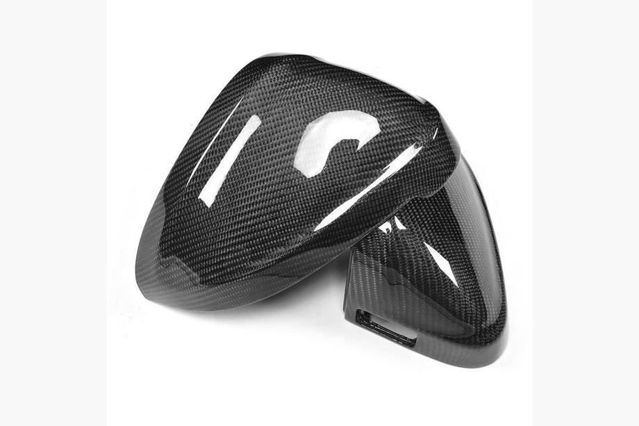 Audi A4 B9 2015-2024 Spiegelabdeckungen Ersatz Style (Carbon) V2 Image