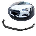 Audi A4 B9 2015-2024 Frontstoßstangen-Lippenspoiler Lip V1 (für Base Sedan 2015-2019, Carbon) Foto 1
