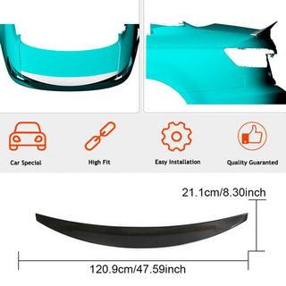 Spoiler V1 (für Sedan, Carbon) Foto 4