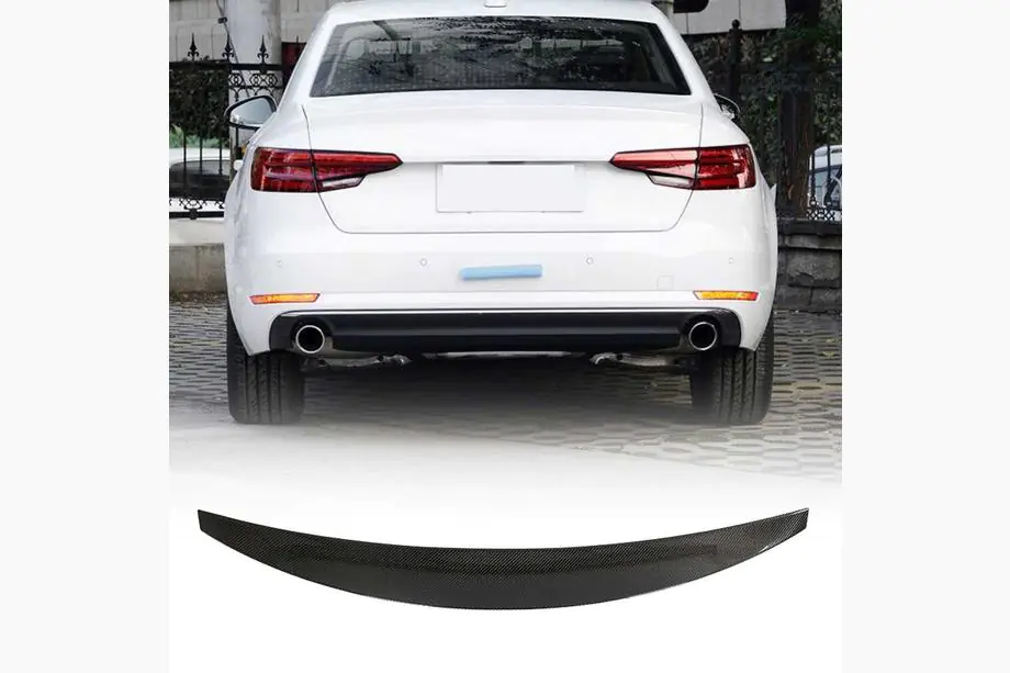Audi A4 B9 2015-2024 Spoiler V1 (für Sedan, Carbon) Image