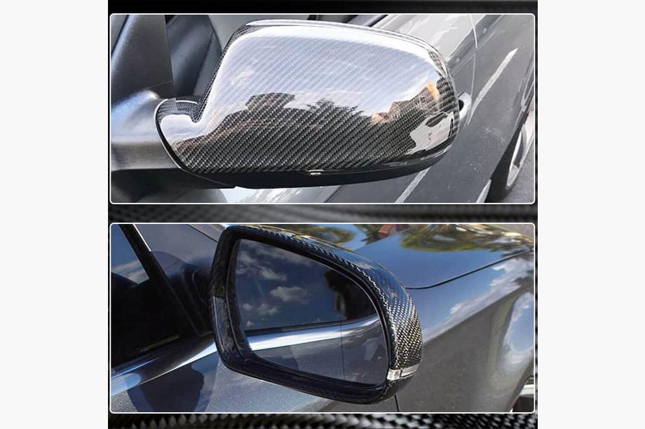 Audi A4 B8 2007-2015 Spiegelabdeckungen (2011-2015, Carbon) Foto 4