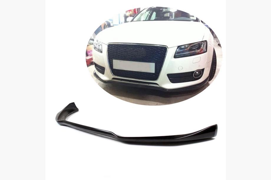 Audi A5 2007-2015 Frontstoßstangen Lippe V2 Aufsatz (für Base 2007-2011, Carbon) Foto 1