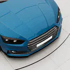 Audi A5 2016-2025 Frontstoßstange Lippe V2 Aufsatz (für S-Line 2016-2020, Carbon) Foto 2
