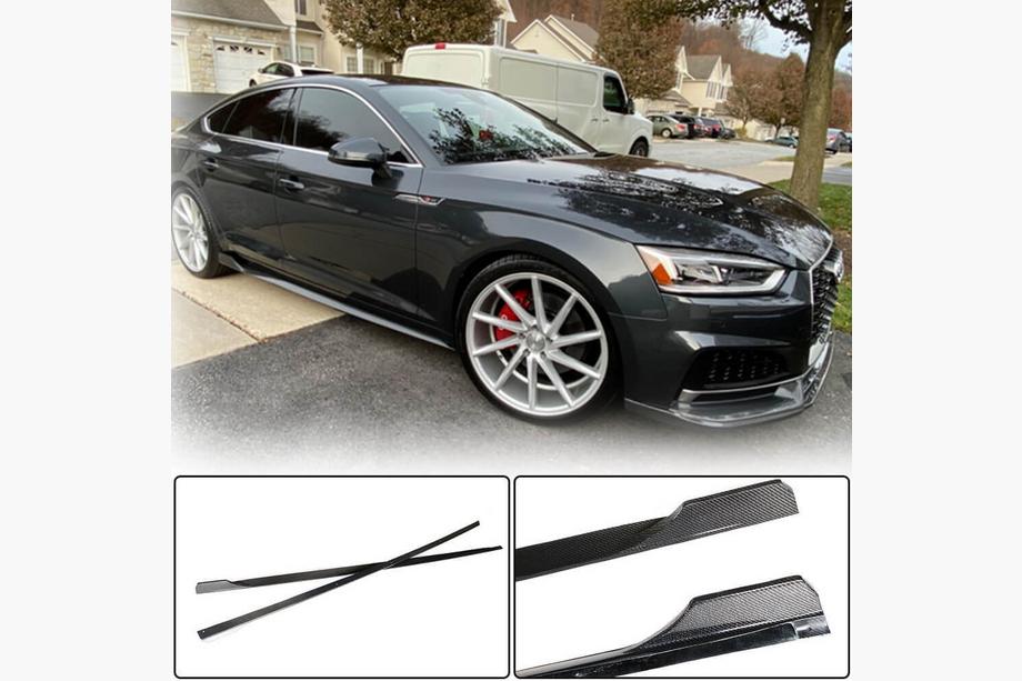 Audi A5 2016-2025 Seitenschweller 2016-2020 V2 (für Sportback, Carbon) Foto 2