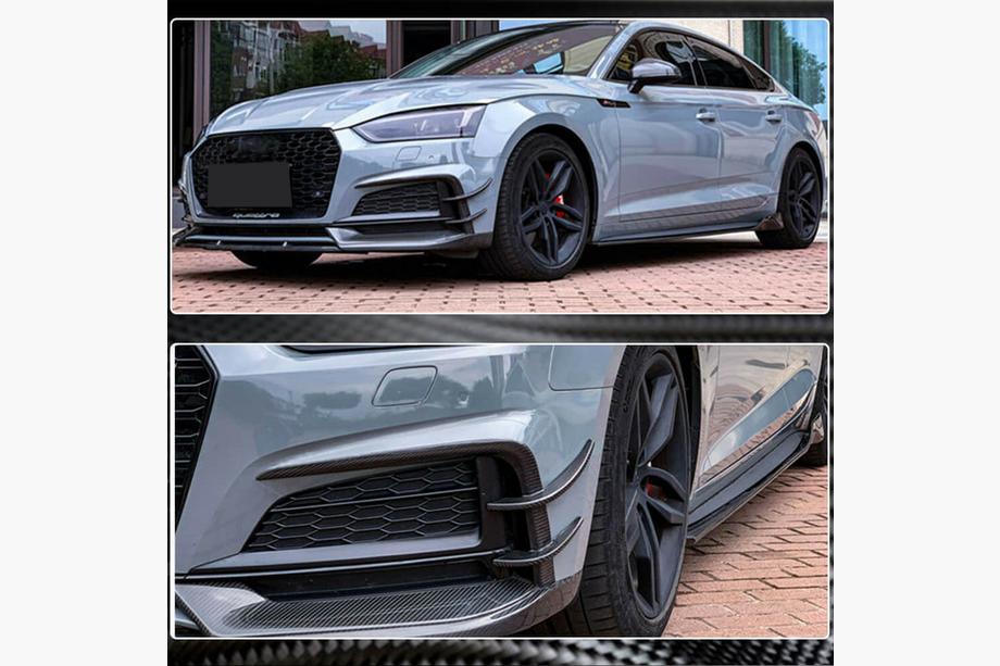 Audi A5 2016-2025 Seitenschweller 2016-2020 V2 (für Sportback, Carbon) Foto 5