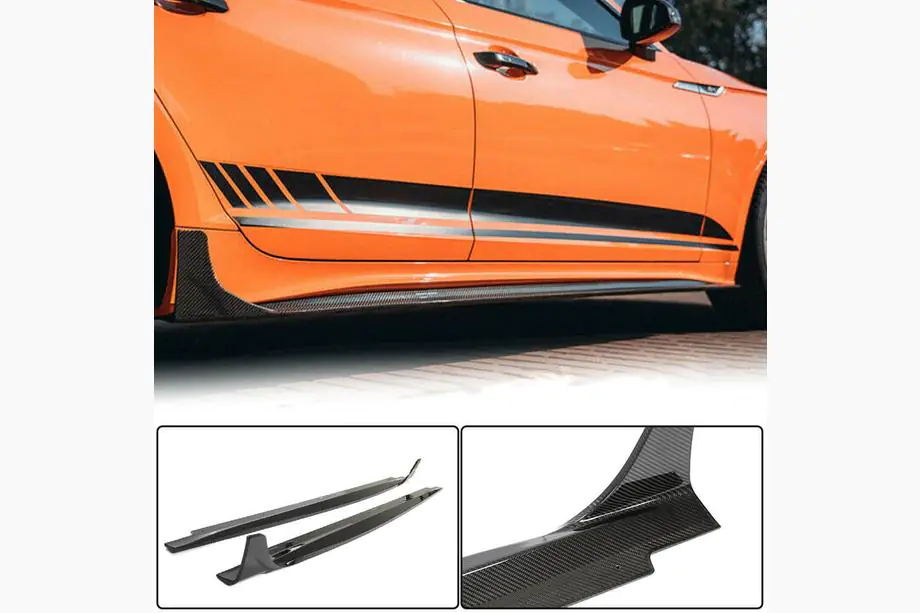 Audi A5 2016-2025 Seitenschweller 2021-2025 V1 (für Sportback, Carbon) Image