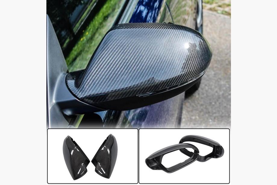 Audi A6 C7 2011-2017 Spiegelabdeckungen, Paar zum Austausch (Carbon) V1 Image