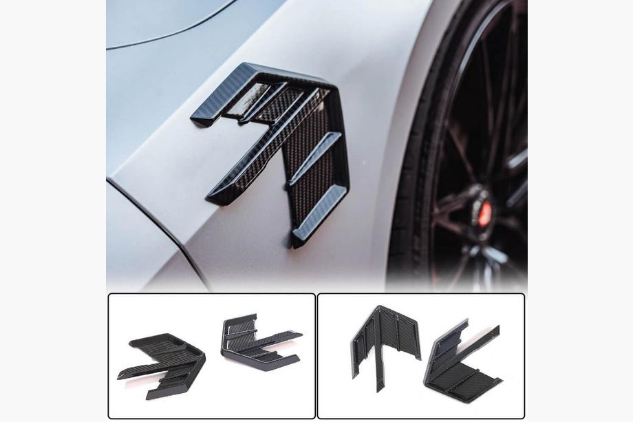 Audi A7 2018- Kotflügelabdeckungen (2018-2022, Trockencarbon) Foto 1