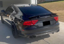 Audi A7 2010-2018 Heckstoßstangendiffusor V1 (für S-Line, 2010-2014, Kunststoff) Foto 3