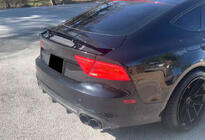 Audi A7 2010-2018 Heckstoßstangendiffusor V1 (für S-Line, 2010-2014, Kunststoff) Foto 5