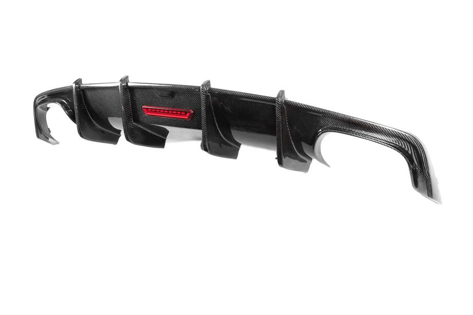 Audi A7 2010-2018 Heckdiffusor Stoßstange (für S-Line, 2014-2018, Carbon) Image