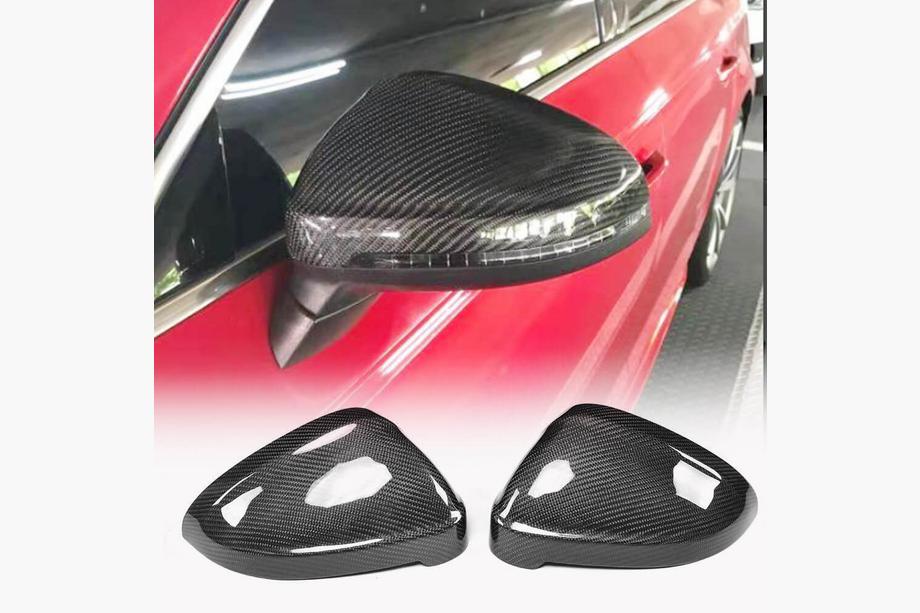 Audi A4 B9 2015-2024 Spiegelkappen V2 (2015-2019, Carbon) Foto 1