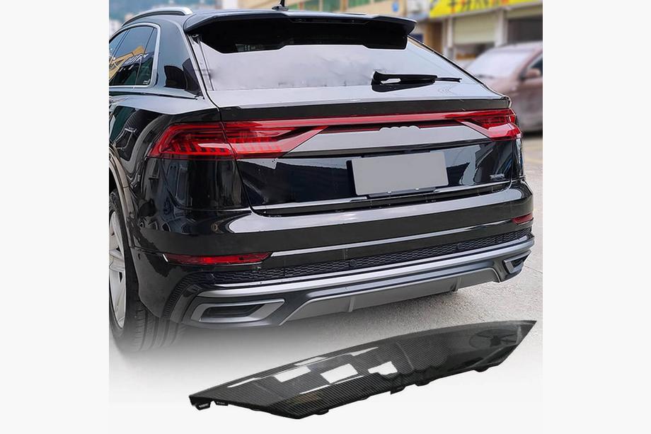 Audi Q8 2018- Carbon Abdeckung über dem Kennzeichen (2019-2022) Image