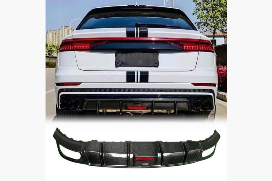 Audi Q8 2018- Heckdiffusor (Carbon) Image
