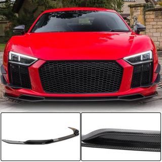 Frontlippe Lip V3 für Frontstoßstange (2015-2020, Carbon) Foto 1