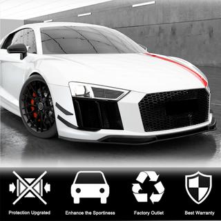 Frontlippe Lip V3 für Frontstoßstange (2015-2020, Carbon) Foto 3