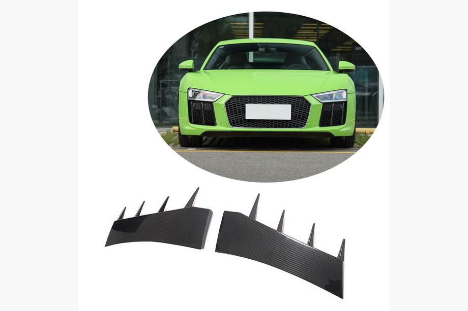 Audi R8 2015- Frontstoßstangenaufsätze V2 (2015-2020, Carbon) Image